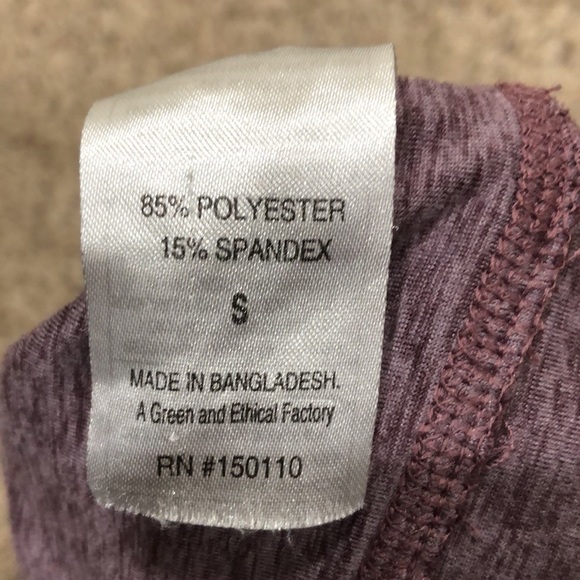 Peloton Sports Bra Size Small Dusty Heathered Purple Caged Strappy Back - Picture 8 of 9